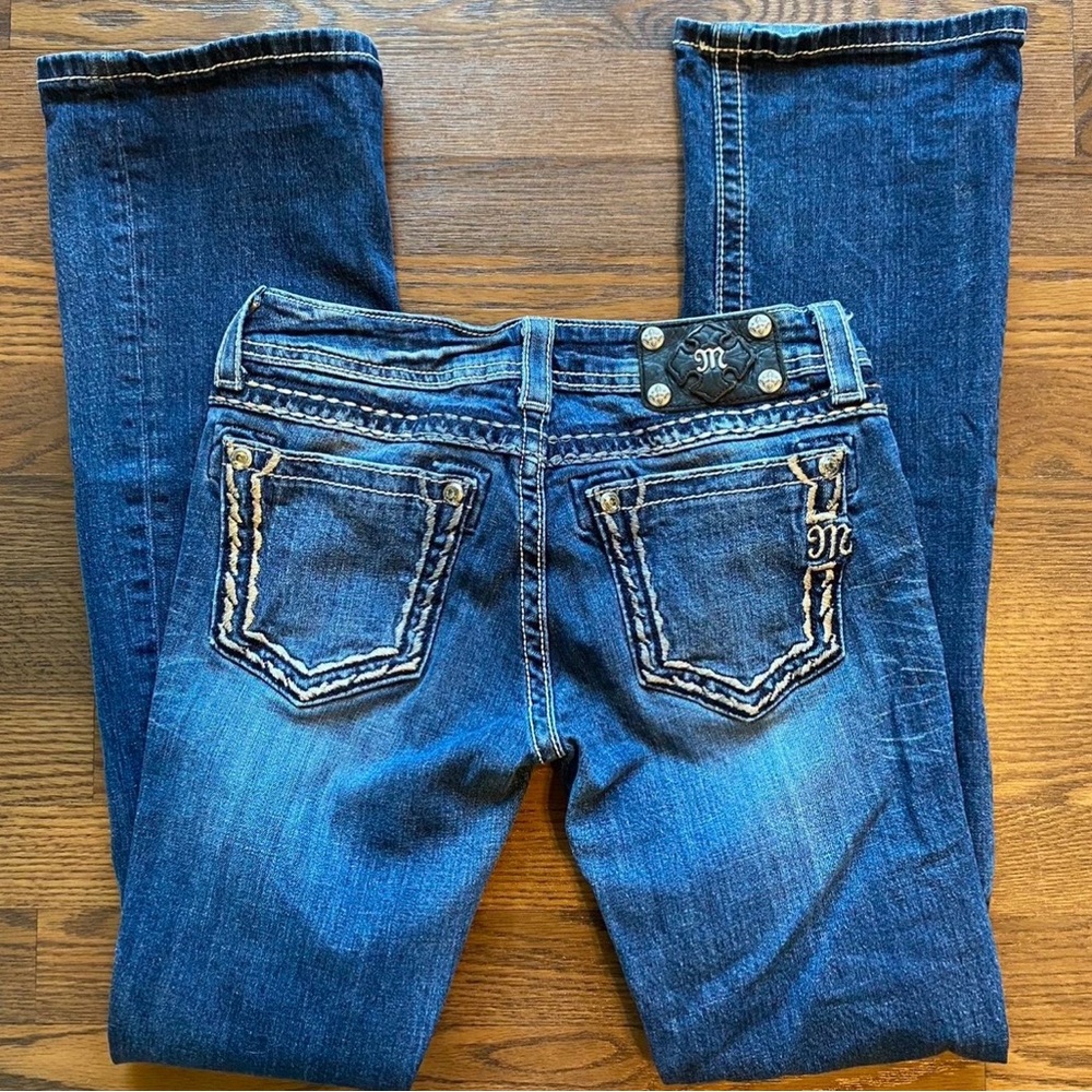 Miss Me Dark Blue Boot Cut Jeans